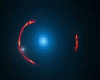 An Intriguing Cosmic Distortion Wallpaper Space