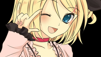 Vocaloid Kagamine Rin Transparent Anime Vectors HD Wallpaper