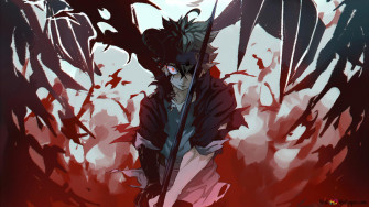 Black Asta Demon 4k Wallpaper