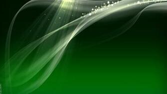 Green Abstract Wallpaper White Waves