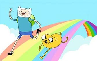 Adventure Time Wallpaper With Finn And