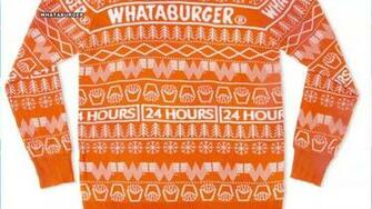 Texas Favorite Whataburger Tasty New Holiday Sweater Restocked