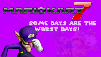 Waluigi Mario Kart Background