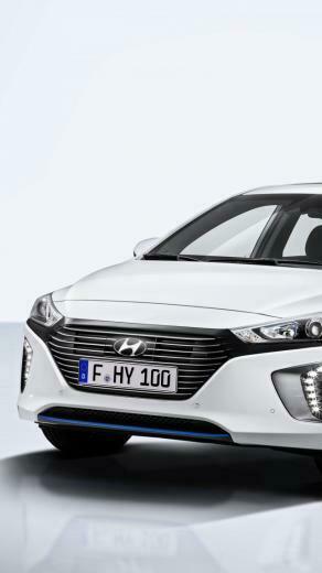 Wallpaper Hyundai Ioniq Electric Car Hybrid White Cars Bikes