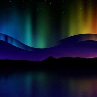 Northern Lights Background iPhone Quotes