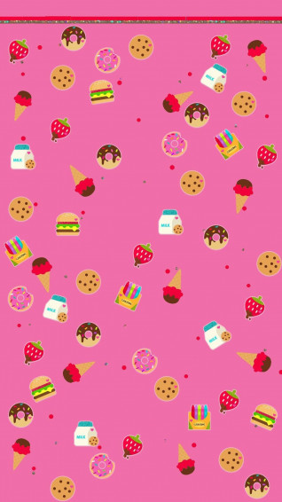 Strawberry Milk Wallpaper