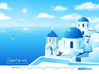 Santorini Wallpaper By Bunnybua