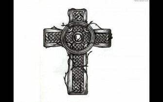 Designs Bold Celtic Cross Tattoo Wallpaper Picture