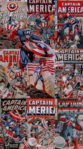 Captain America Lockscreens Marvel Comics Art