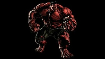 Red Hulk HD Wallpaper Background