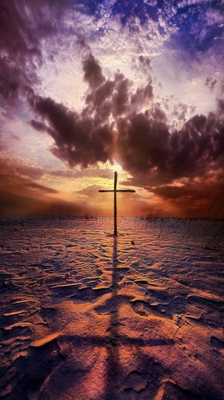 Jesus On The Cross Background Wallpaper