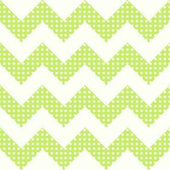 District17 Lime Green Dots Chevron Wallpaper
