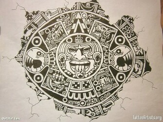 Aztec Calendar Wallpaper