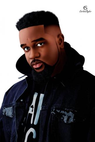 Sarkodie Cartoon By Cartoonstyler
