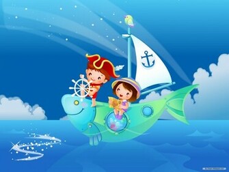 Wallpaper Cartoon Children Games