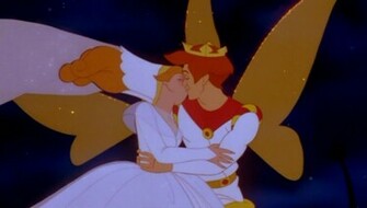 Thumbelina Image Married Kiss Wallpaper Photos