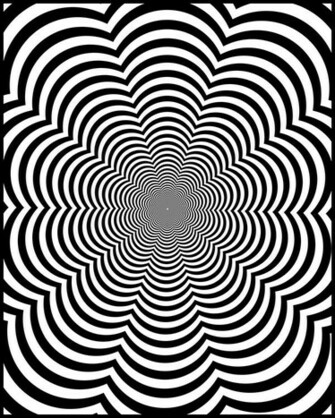 Trippy Black And White Design Cones By Fadyfarid