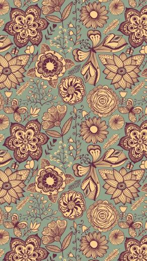 Vintage Pattern The iPhone Wallpaper
