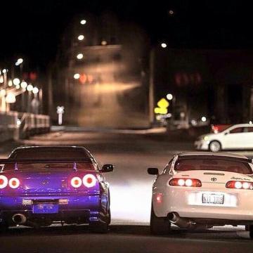 Nissan R34 Skyline Gt R Toyota Supra