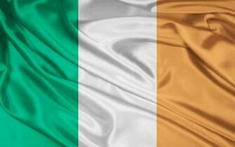 Ireland Flag Wallpaper Stock Photos