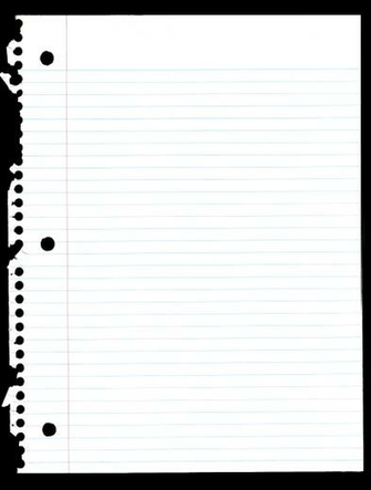 Notebook Paper Background