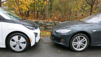 Tesla Model S Vs Bmw I3 Electric Car Efficiency Comparison Test