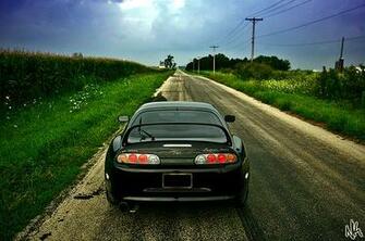 Supra Mk3 Toyota Burnout Back