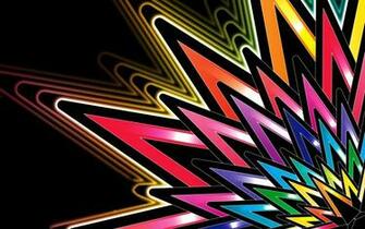 Bright Colors Abstract X Close