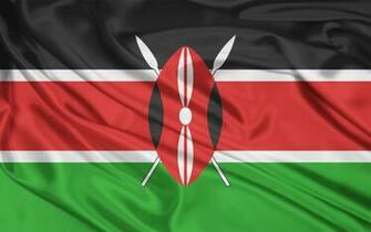 Kenya Flag Wallpaper Stock Photos