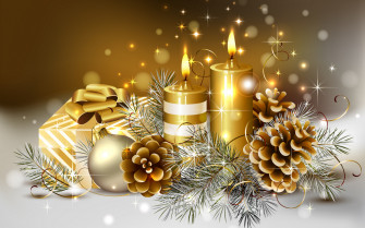 Merry Christmas Lights Wallpaper