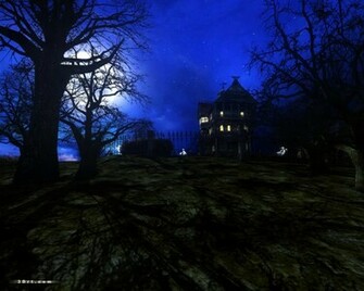 Haunted House Background Wallpaper Desktop