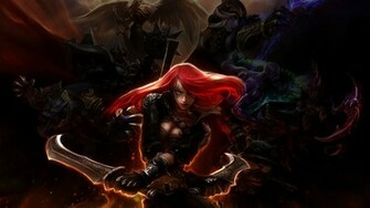 Katarina In League Of Legends Wallpaper