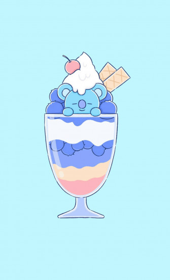 Koya Bt21 Ice Cream Bexx01zlmi2a3vwz Wallpaper