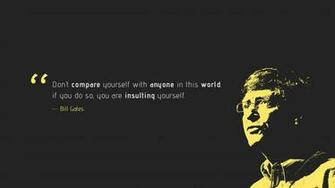 Bill Gates Quote With Black Background HD Wallpaper