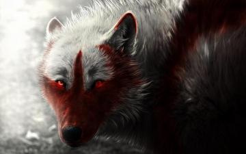 Arctic Wolf Artwork Wallpaper HD