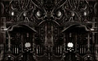 Dark Horror Gothic Sci Fi Skull Art Wallpaper
