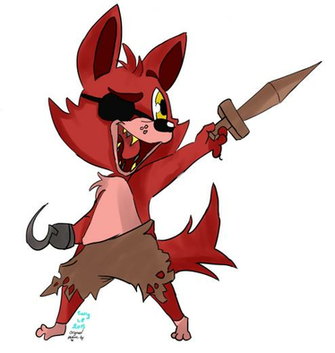 Fnaf Foxy Redraw By Lulwhutjrdrawz