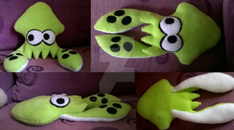 Splatoon Inkling Squid Green By Kestrelalanza