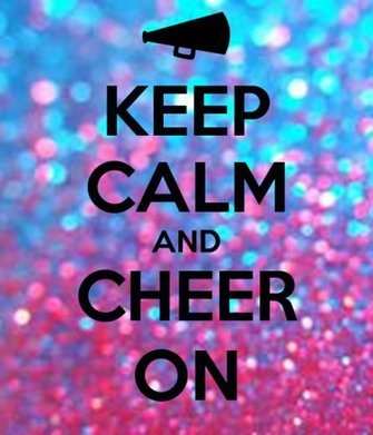 Keep Calm And Cheer On Poster O Matic