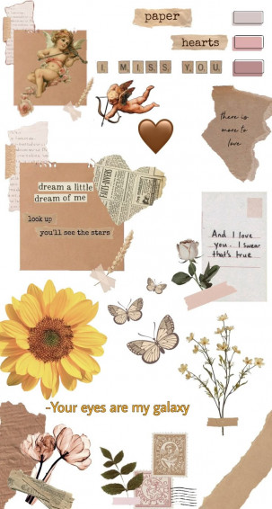 Aesthetic Wallpaper Scrapbook Stickers Printable