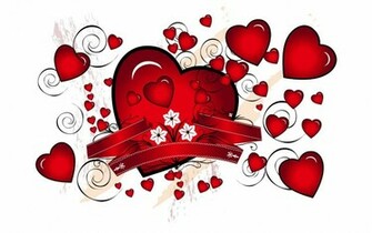 Hearts And Flowers Wallpaper Photo Picture Romantic