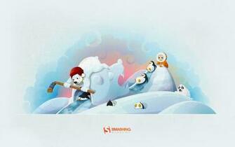 Penguin Hockey Wallpaper Stock Photos