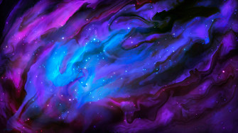 Blue Phantom Space Cosmos 4k Wallpaper HD Digital Universe