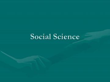 Social Science Ppt