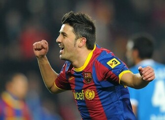 David Villa Celebrate