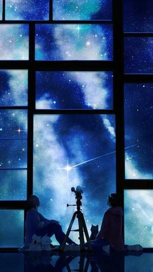 Wallpaper Tamagosho Sky Stars