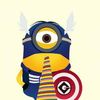 Cute Minion Captain America Trust Me I M A Superhero
