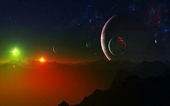 Good Night Galaxy 3d Wallpaper HD Rocks