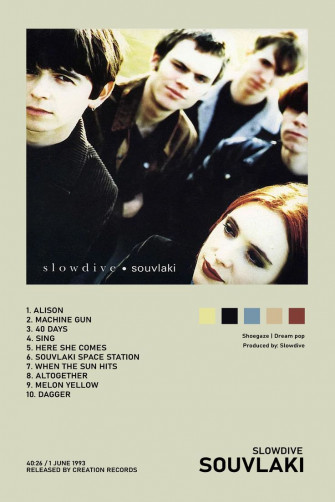 Souvlaki Slowdive Album Cover Poster P Ster De M Sica