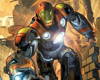 Ultimate Iron Man Armor Wars Hyper Combo Wallpaper